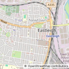 Map of Eastleigh, Hampshire