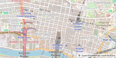 Map of Glasgow