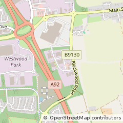 Map of Glenrothes, Fife