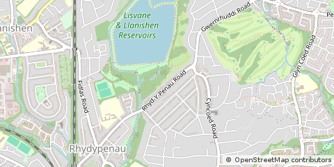 Map of Cardiff