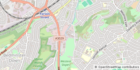 Map of Bedminster, Bristol