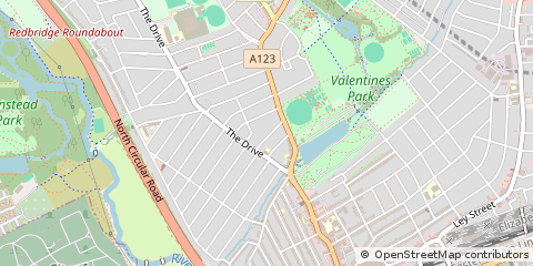 Map of Ilford