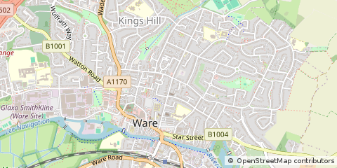 Map of Ware