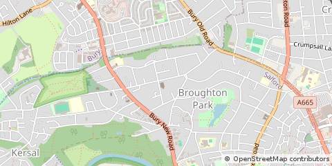 Map of Salford