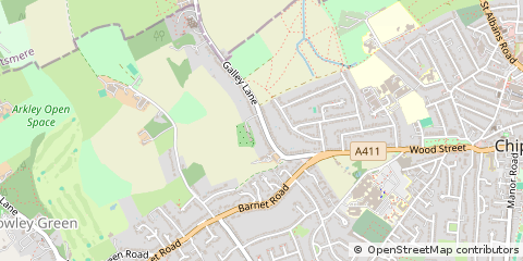 Map of Barnet