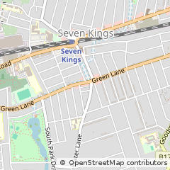 Map of Ilford, Essex