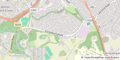 Map of Belfast