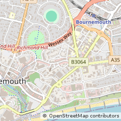 Map of Bournemouth, Dorset