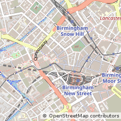 Map of Birmingham, West Midlands