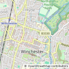Map of Winchester, Hants