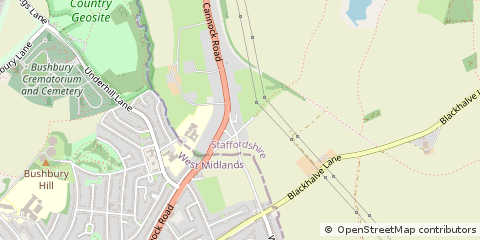 Map of South Staffordshire