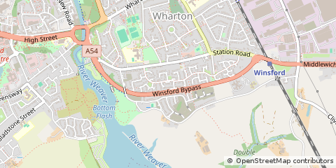 Map of Winsford