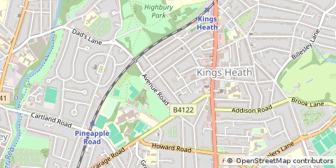 Map of Birmingham