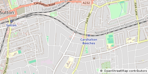Map of Carshalton