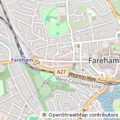Map of Fareham, Hampshire