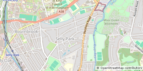 Map of Birmingham