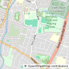 Map of Palmers Green, London