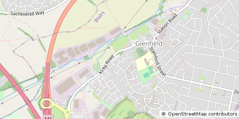 Map of Leicester
