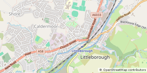 Map of Littleborough