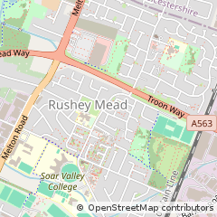 Map of Leicester