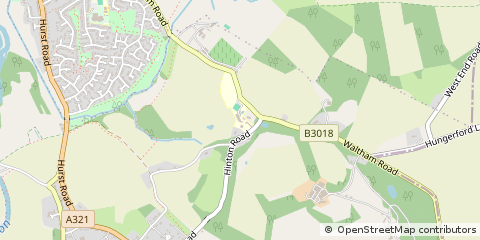 Map of Hurst, Berkshire
