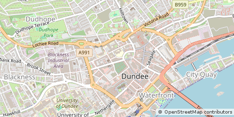 Map of Dundee