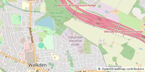 Map of Manchester