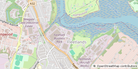 Map of Gosport, Hampshire