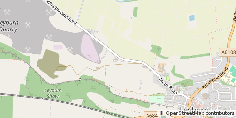 Map of Leyburn, North Yorkshire