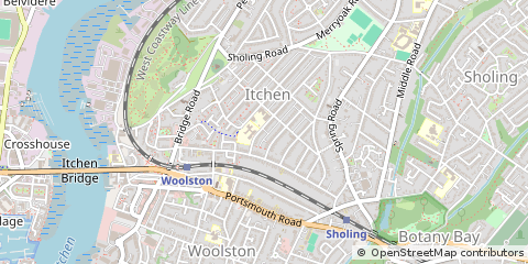 Map of Southampton