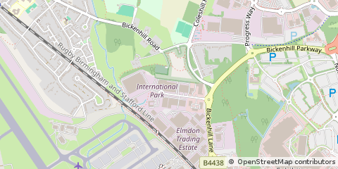 Map of Birmingham, West Midlands