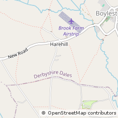 Map of Ashbourne, Derbyshire