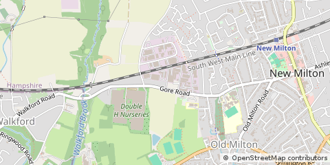 Map of NEW Milton, Hampshire