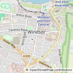 Map of Windsor, Berkshire