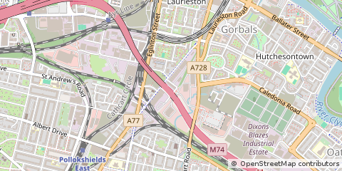 Map of Glasgow