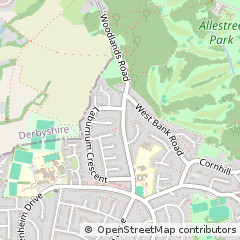 Map of Derby, Derbyshire