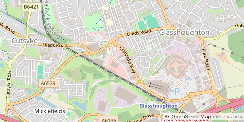 Map of Castleford