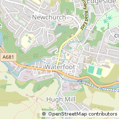 Map of Rossendale, Merseyside