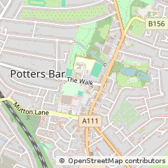 Map of Potters BAR, Hertfordshire
