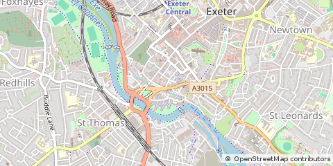 Map of Exeter