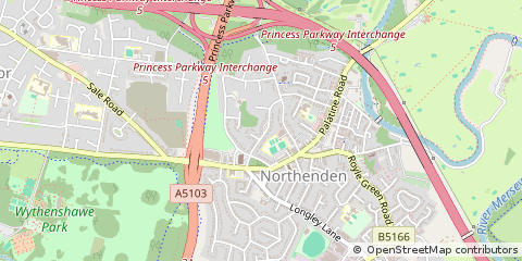 Map of Manchester