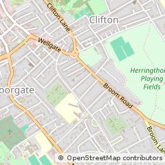 Map of South Yorkshire