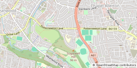 Map of Leeds