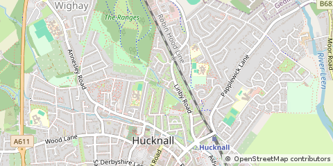 Map of Nottingham