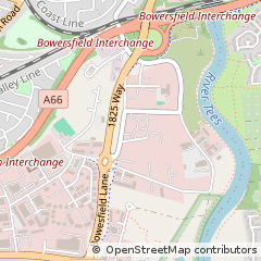 Map of Stockton on Tees, Cleveland