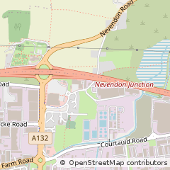 Map of Basildon, Essex