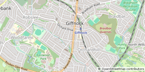Map of Glasgow