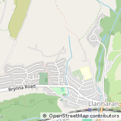Map of Pontyclun, MID Glamorgan