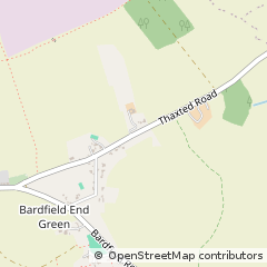 Map of Thaxted Dunmow, Essex
