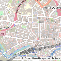 Map of Leeds, West Yorkshire